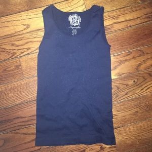 Sugar lips navy tank top