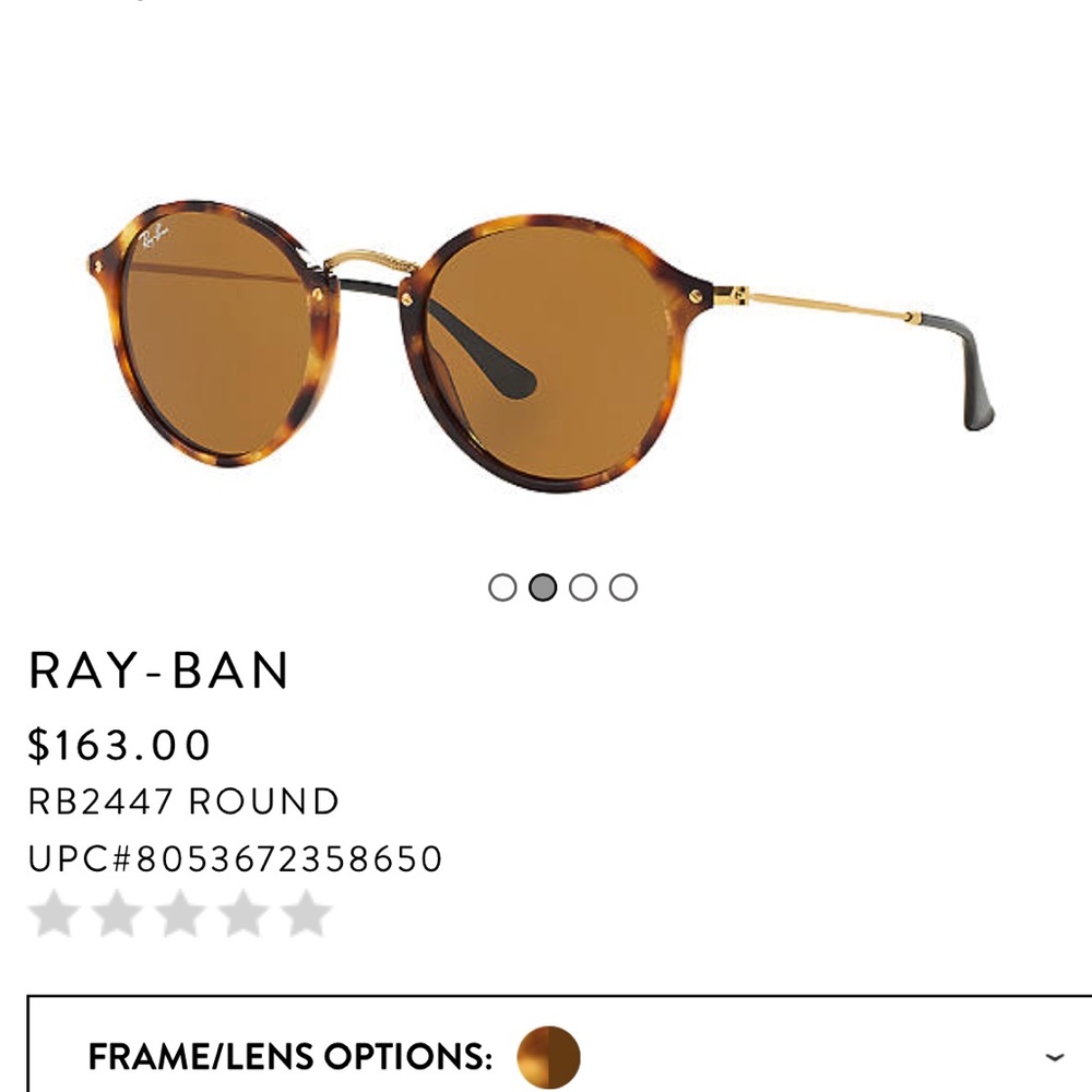 Ray ban round sunnies
