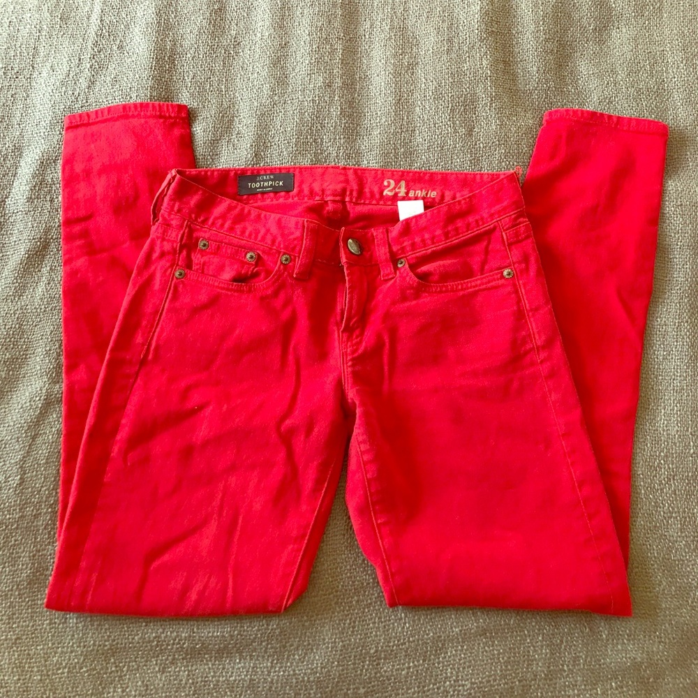 J.Crew Toothpick Ankle Jeans
