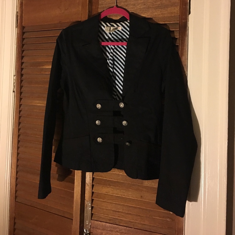EC Star captains blazer in black