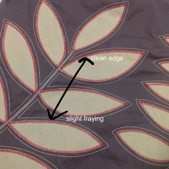 Boden Skirt w/ Leaf Appliqués-Size 12L - Picture 4 of 8