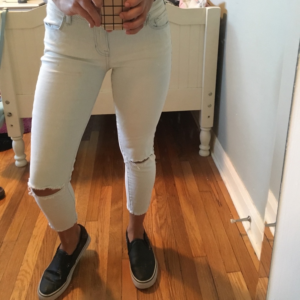 cute striped jeans