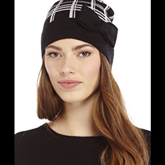 Kate Spade New York Scuba Plaid Muffler & Hat Set main image 4