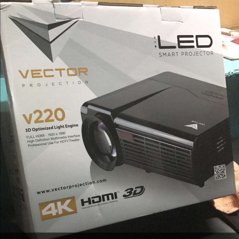 A home Theater 4K 3D projector