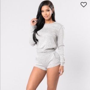 Fashion Nova gray sweater