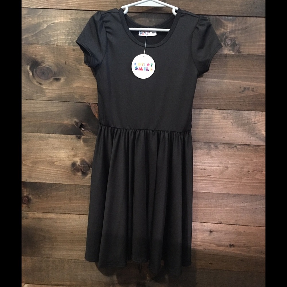 Black Classic Cap Dress