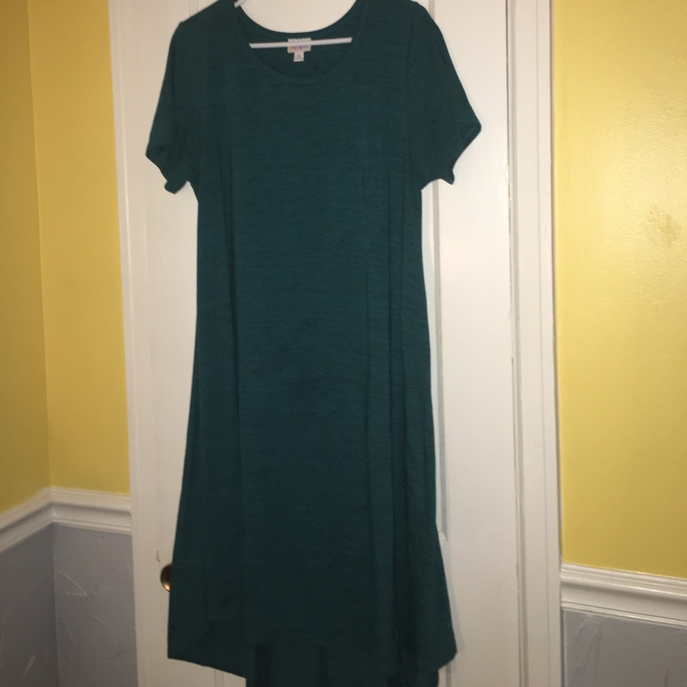 EUC Lularoe Carly medium solid