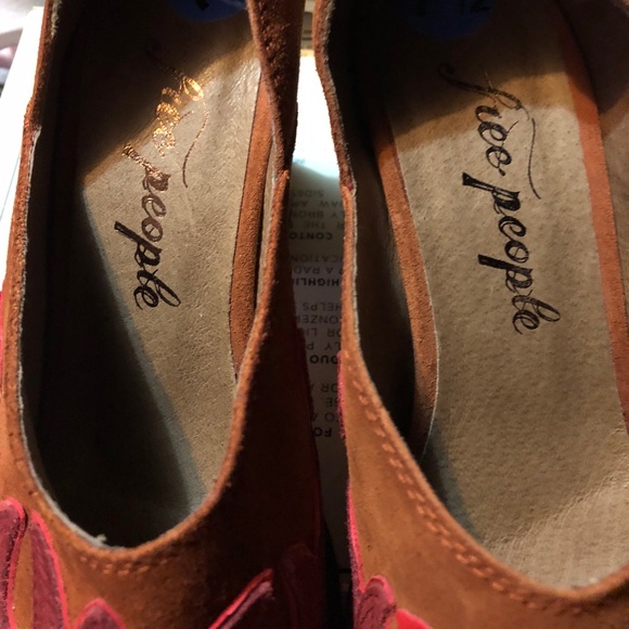 Free People Brown Alamo Western Mule Pump 7.5 - Picture 8 of 8