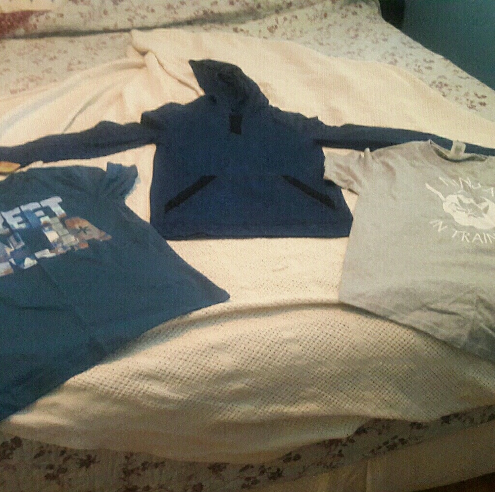 Trio NWT Blue and Gray Boys Shirts
