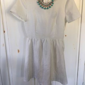 White dress. Perfect for any season