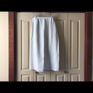 Cream colored skirt mid calf