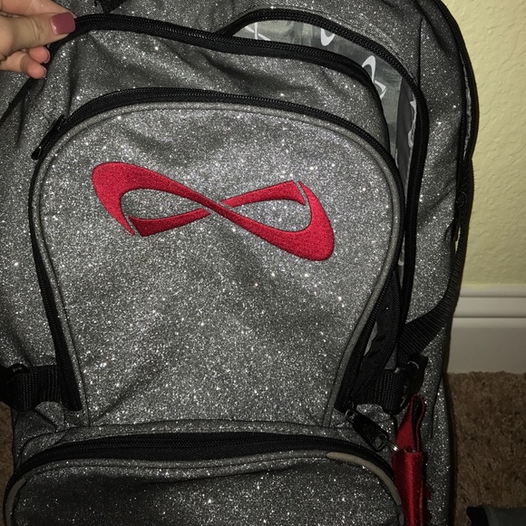 red nfinity backpack