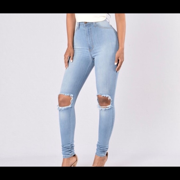 fashion nova tough luck jeans
