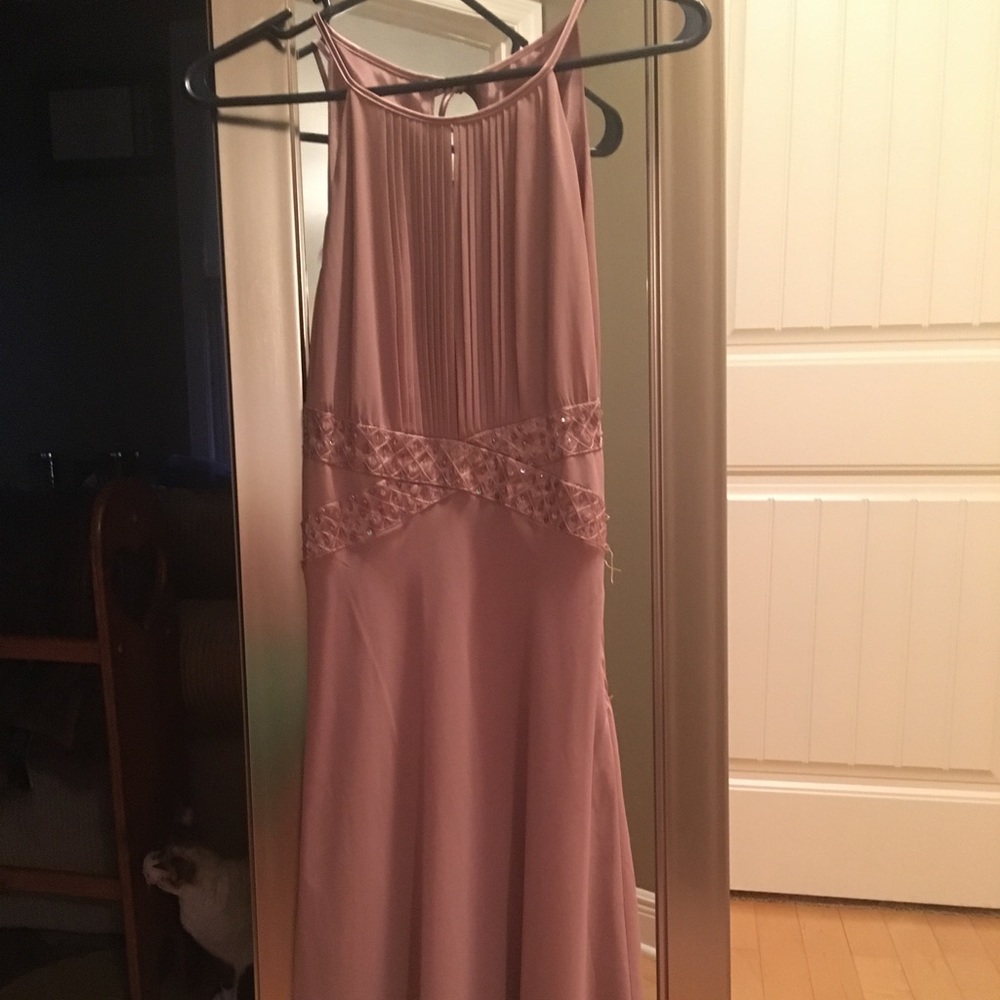 Gorgeous mauve chiffon and silk dress!!!