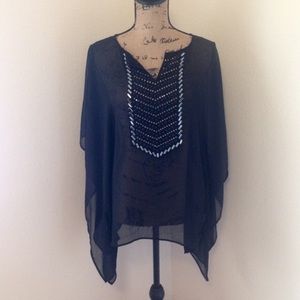 Sheer beaded top