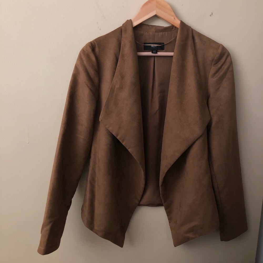 Faux suede jacket