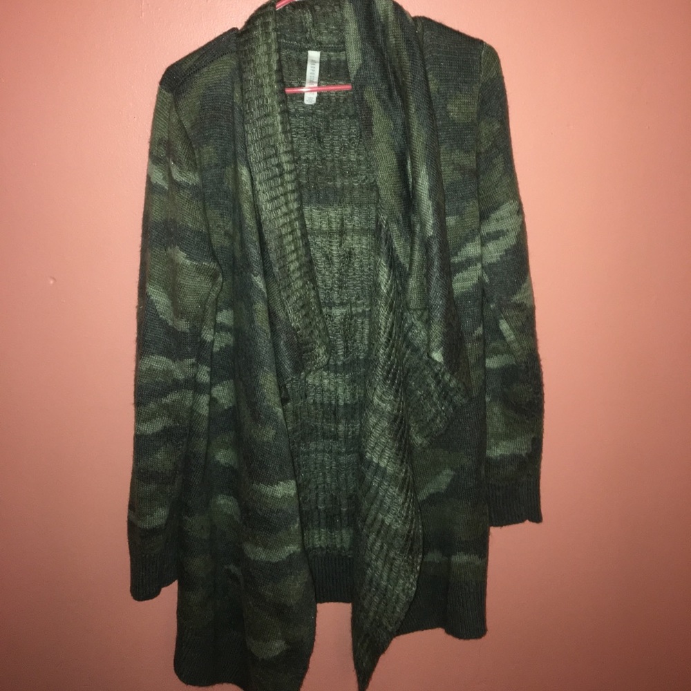 Camo Cardigan