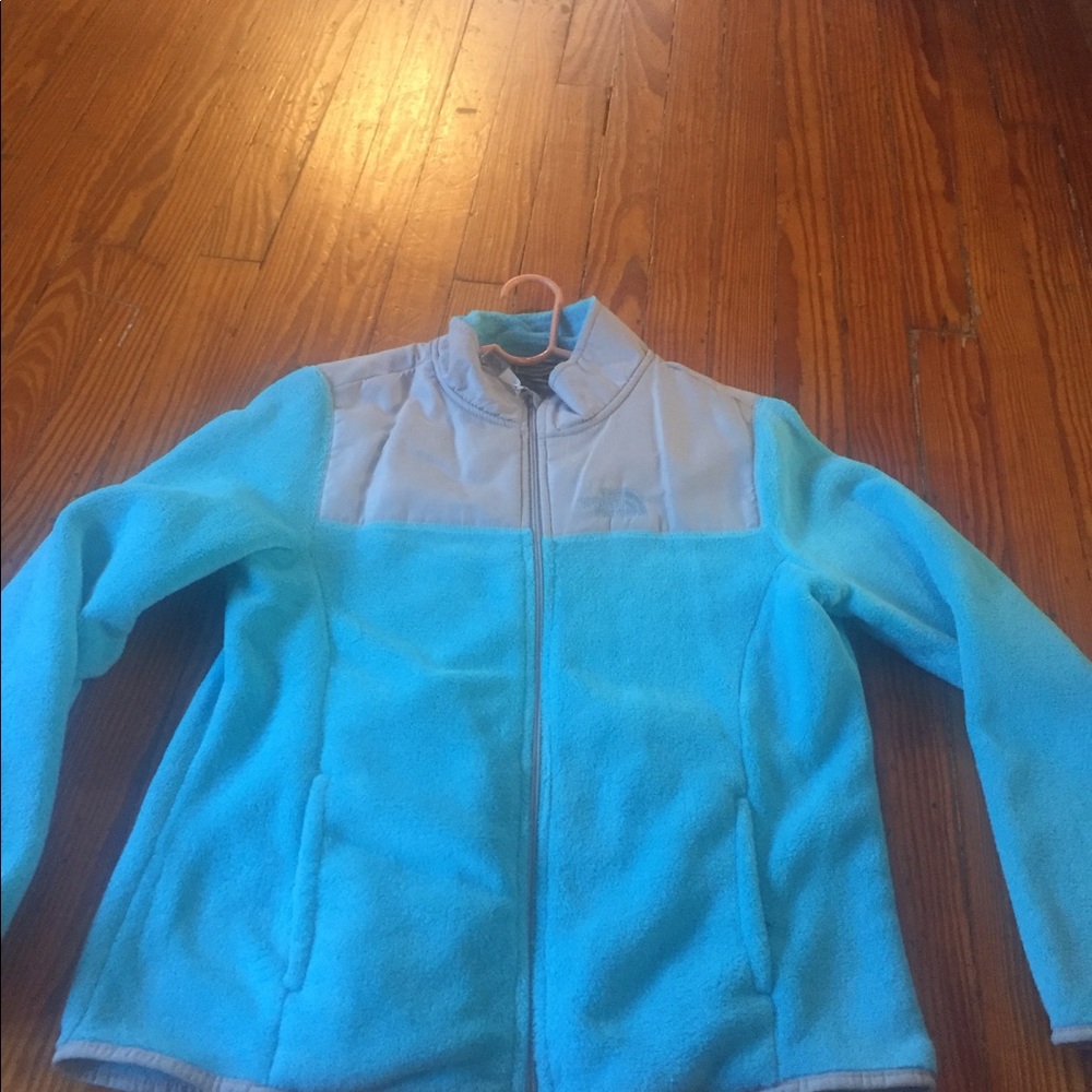 Blue north face jacket for 15$
