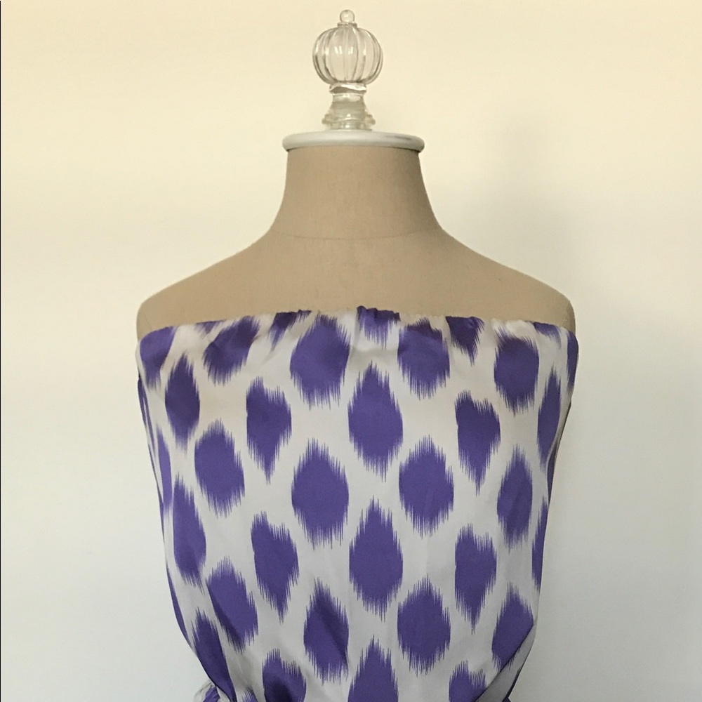 19 Cooper Strapless Print Dress