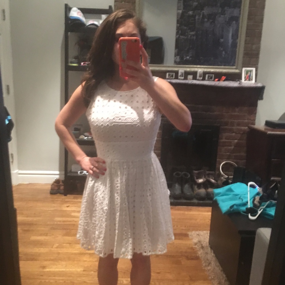 White dress