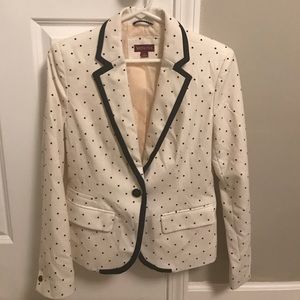 Polka dot blazer