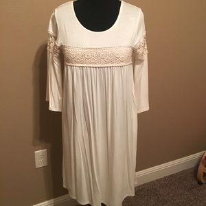 Cream colored dress