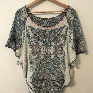 Free People Poncho Sweater