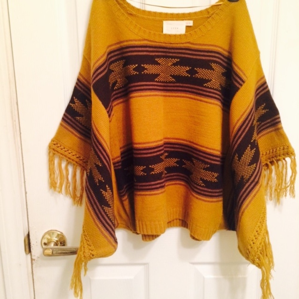 Knit poncho- small/medium by Lush
