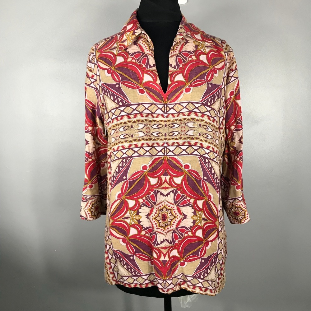 Talbots silk top size 10petites