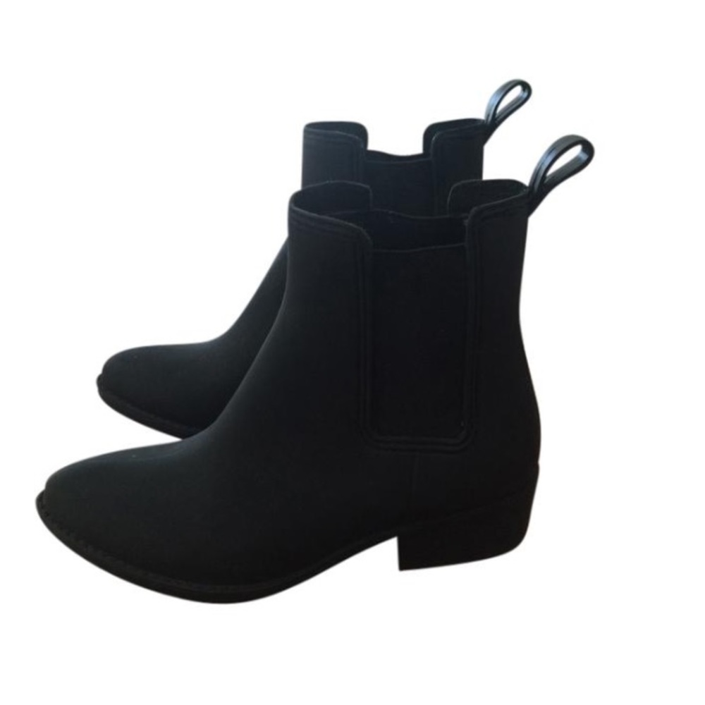 Jeffrey Campbell Stormy Rain Matte Black Booties