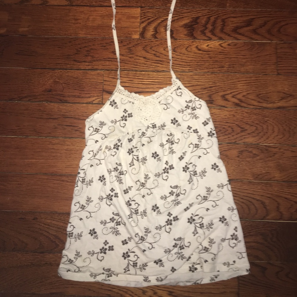 Tank top flowered