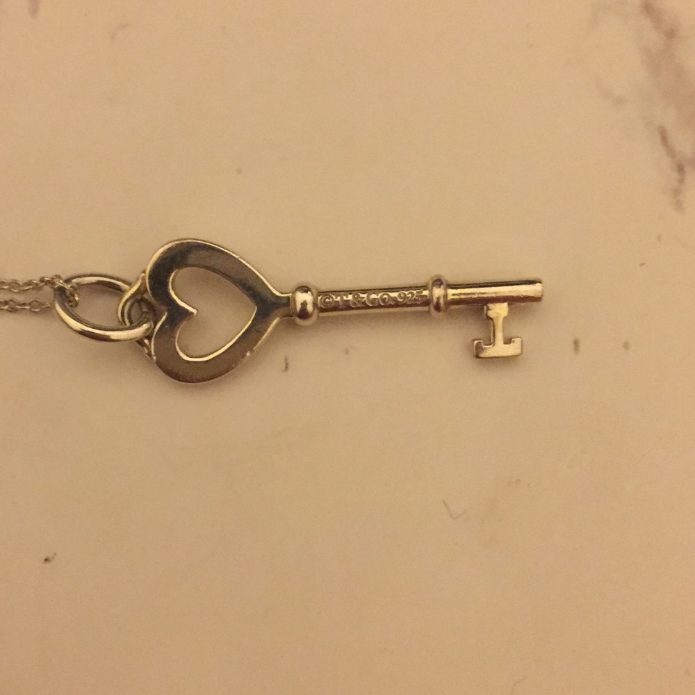 Tiffany & Co. Tiffany Keys Heart Charm and Chain