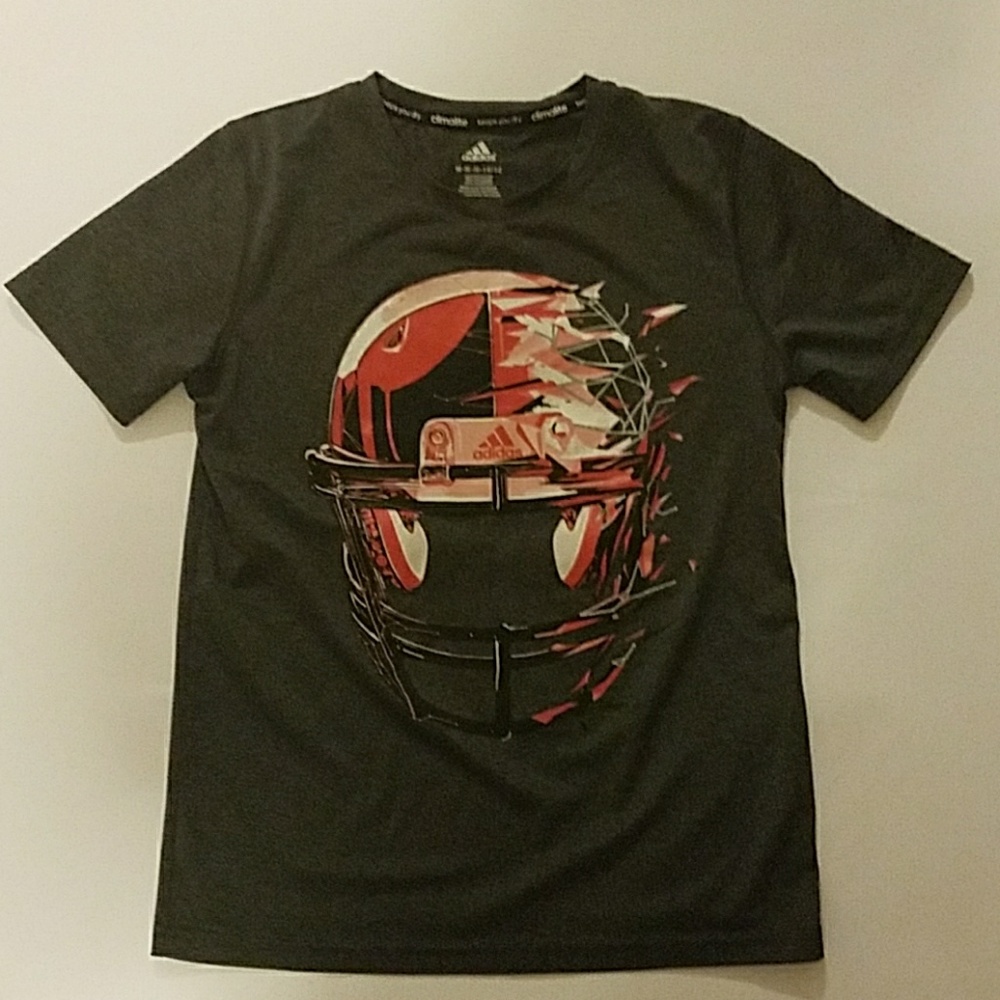 Boys Adidas climalite football shirt 10/12