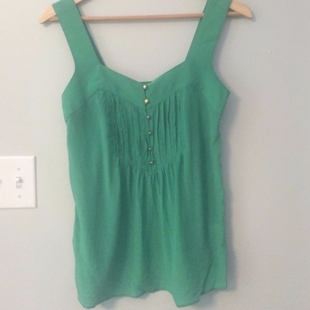 Banana Republic green tank top