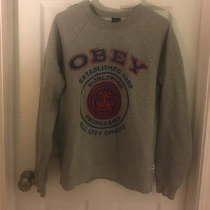 OBEY all city champs crewneck sweater.