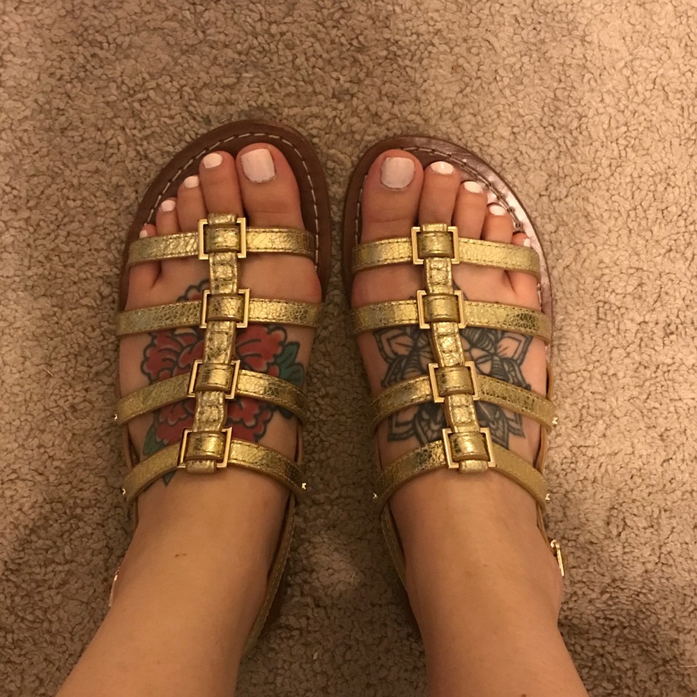 Tory Butch sandals gold size 7.5