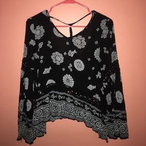 Boho style top