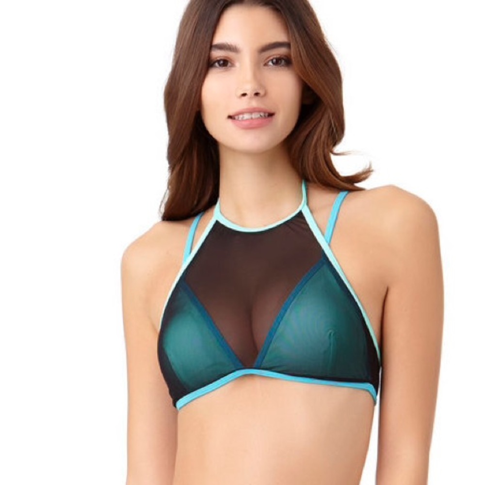 Mesh Halter Swim Top 🐳