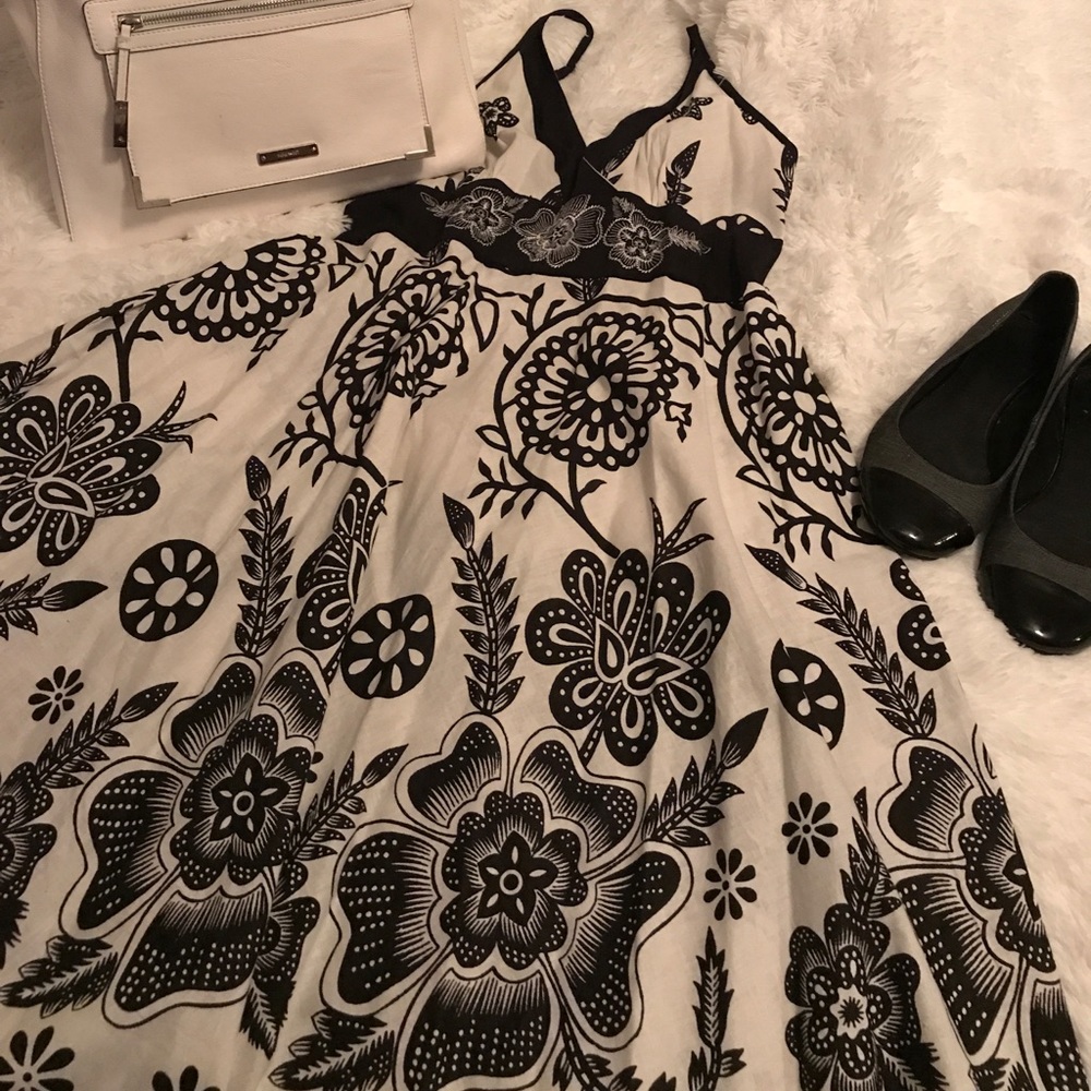 Black and White Summer Dress