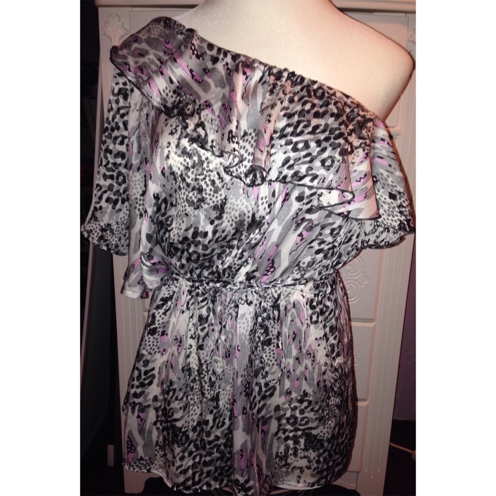Women’s Plus Size Fashion Animal Print Top