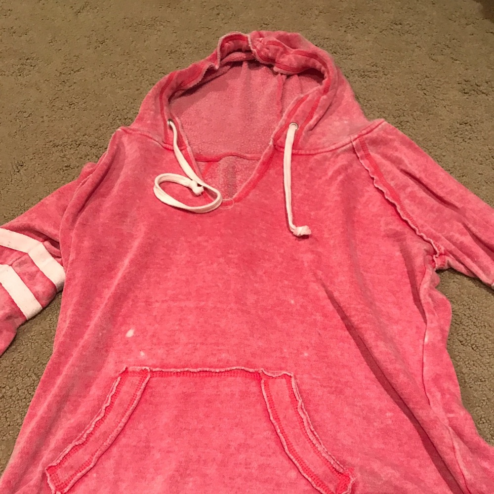 Washed out Red Sweatshirt