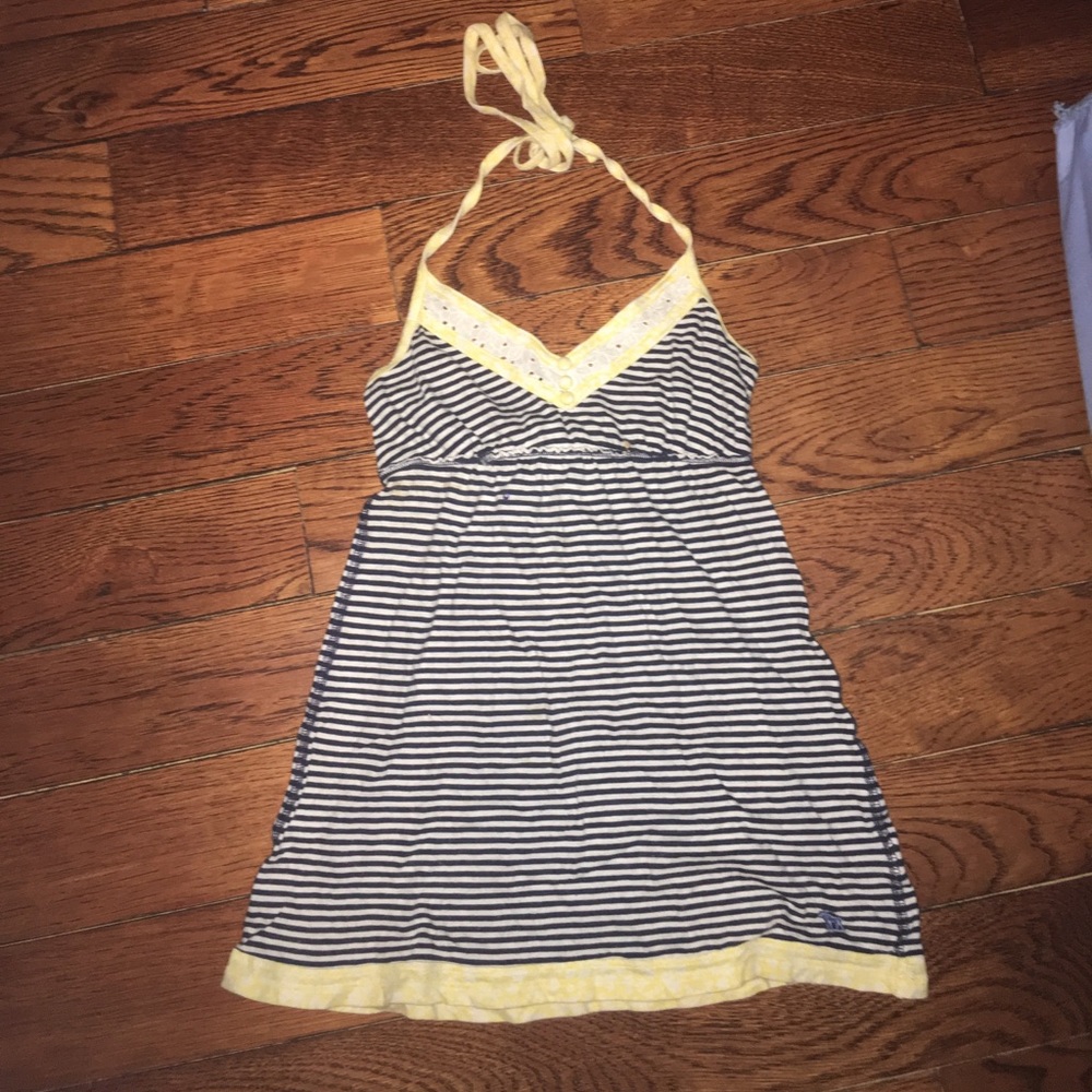 Tank top blue and white stripe