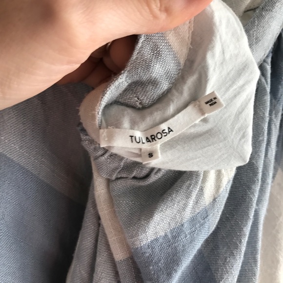 Tularosa • Gingham Pom Pom Halter Shift Dress New - Picture 8 of 8