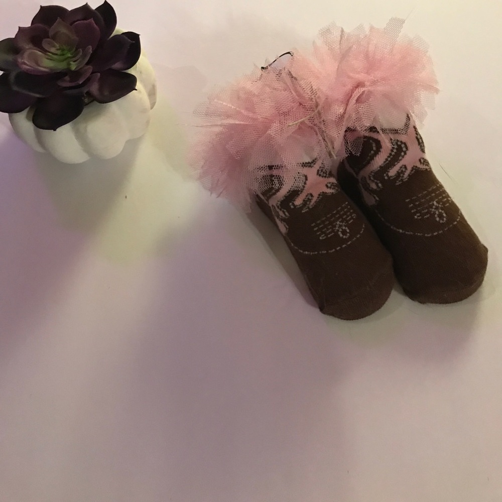 Baby cowgirl socks