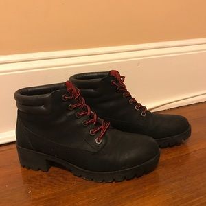 Aldo black ankle boots