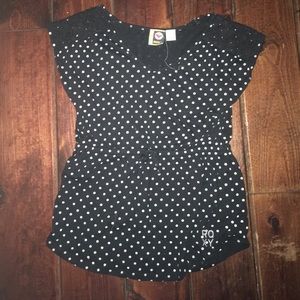 Roxy pokadot black and white