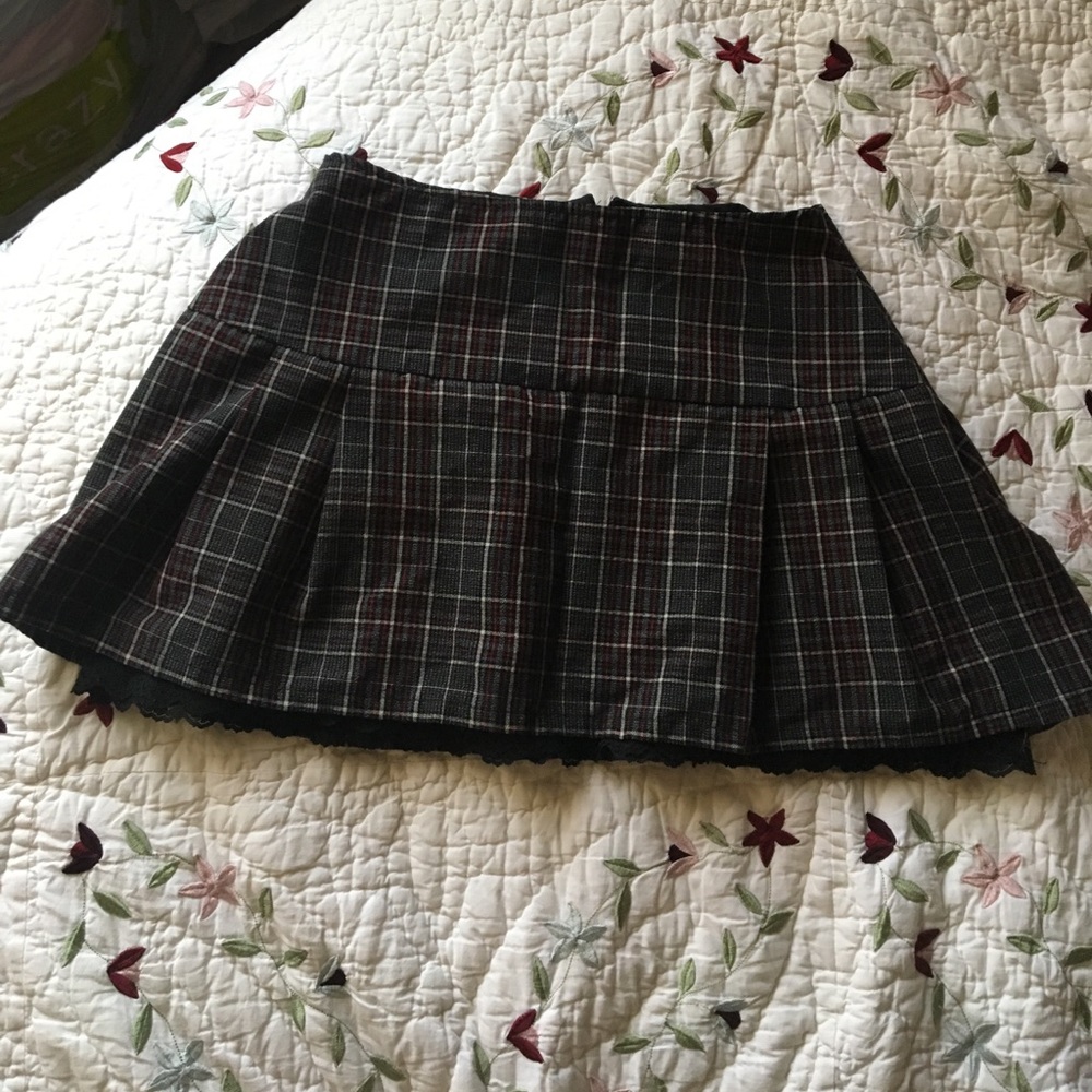 Plaid skirt