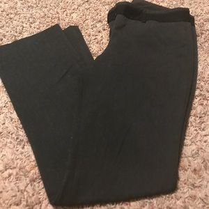 Charcoal gray express editor fit pants