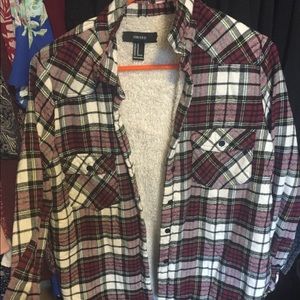 Soft plaid shirt/sweater!