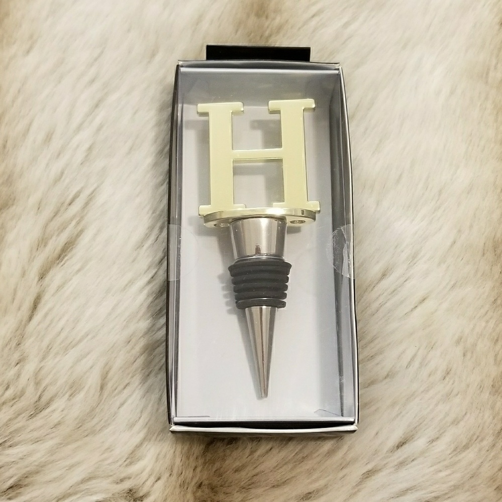 Letter "H" Wine Stopper